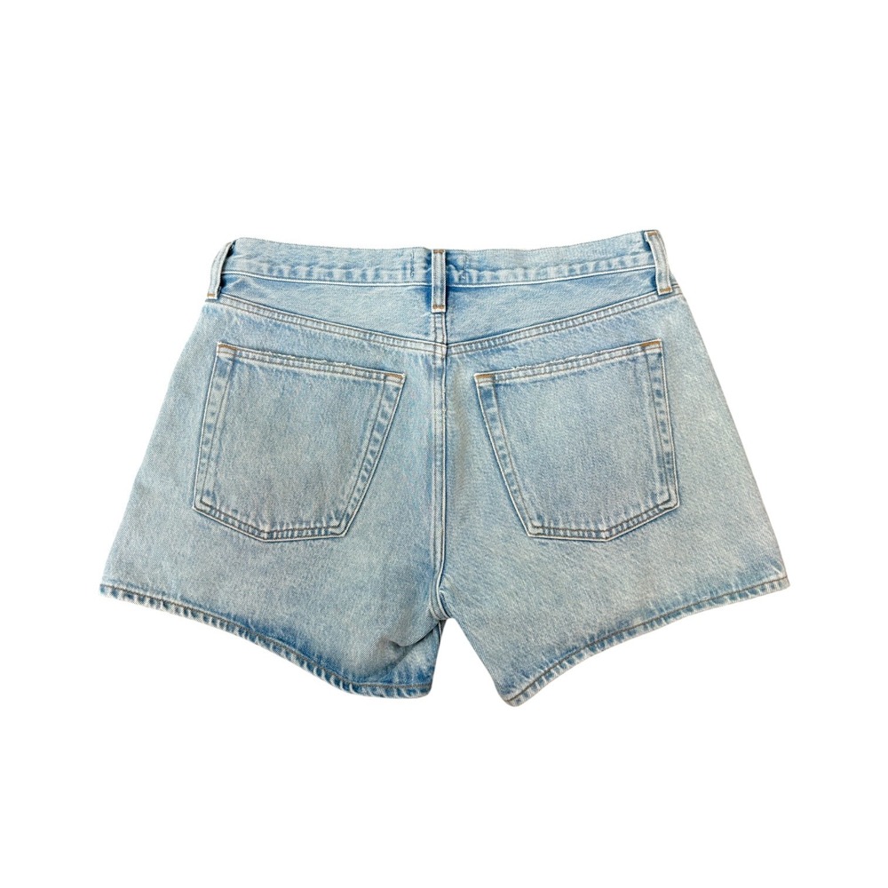 AGOLDE Parker Long High Rise Denim Shorts Light Wash Size 29 A9127-1141 - Picture 6 of 6